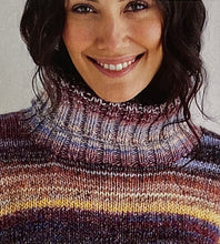 Load image into Gallery viewer, Knitting Pattern: Aran Roll Neck Ladies Sweater

