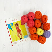 Load image into Gallery viewer, Pattern + Yarn: Knitted Skirt and Top in Sirdar Stories Cotton Yarn
