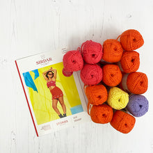 Load image into Gallery viewer, Pattern + Yarn: Knitted Skirt and Top in Sirdar Stories Cotton Yarn
