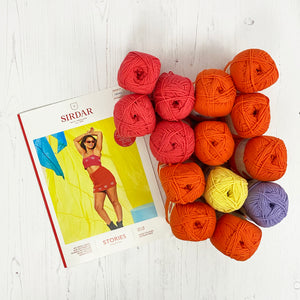 Pattern + Yarn: Knitted Skirt and Top in Sirdar Stories Cotton Yarn