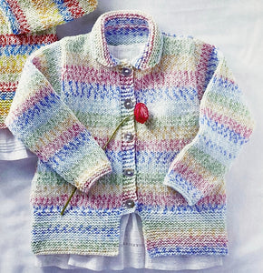 Knitting Pattern: Aran Jacket and Hoodie for 2-13 years