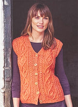 Load image into Gallery viewer, Knitting Pattern: Aran Cardigan and Waistcoat for Ladies
