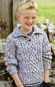 Knitting Pattern: Aran Sweaters for Men, Ladies and Kids