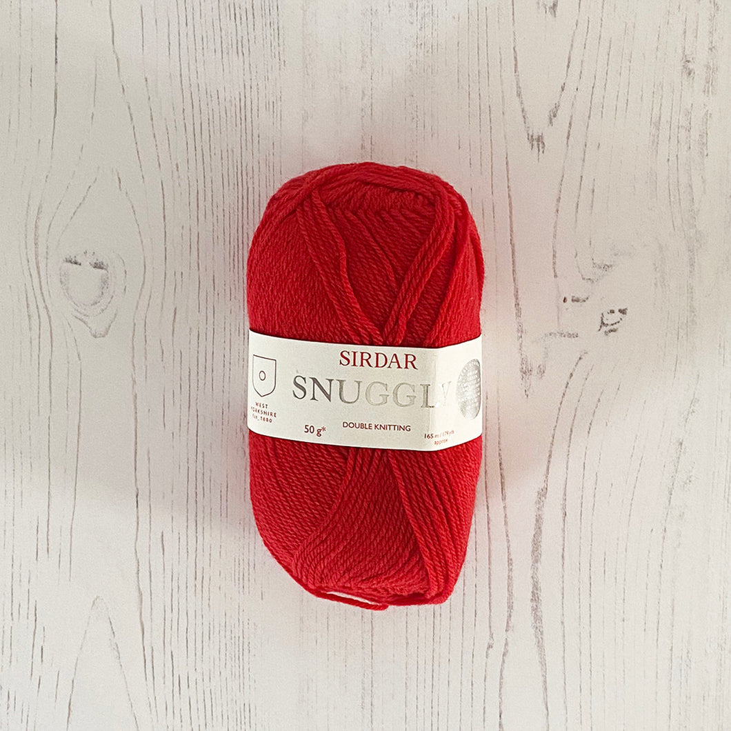 DK Yarn: Sirdar Snuggly, Red, 50g