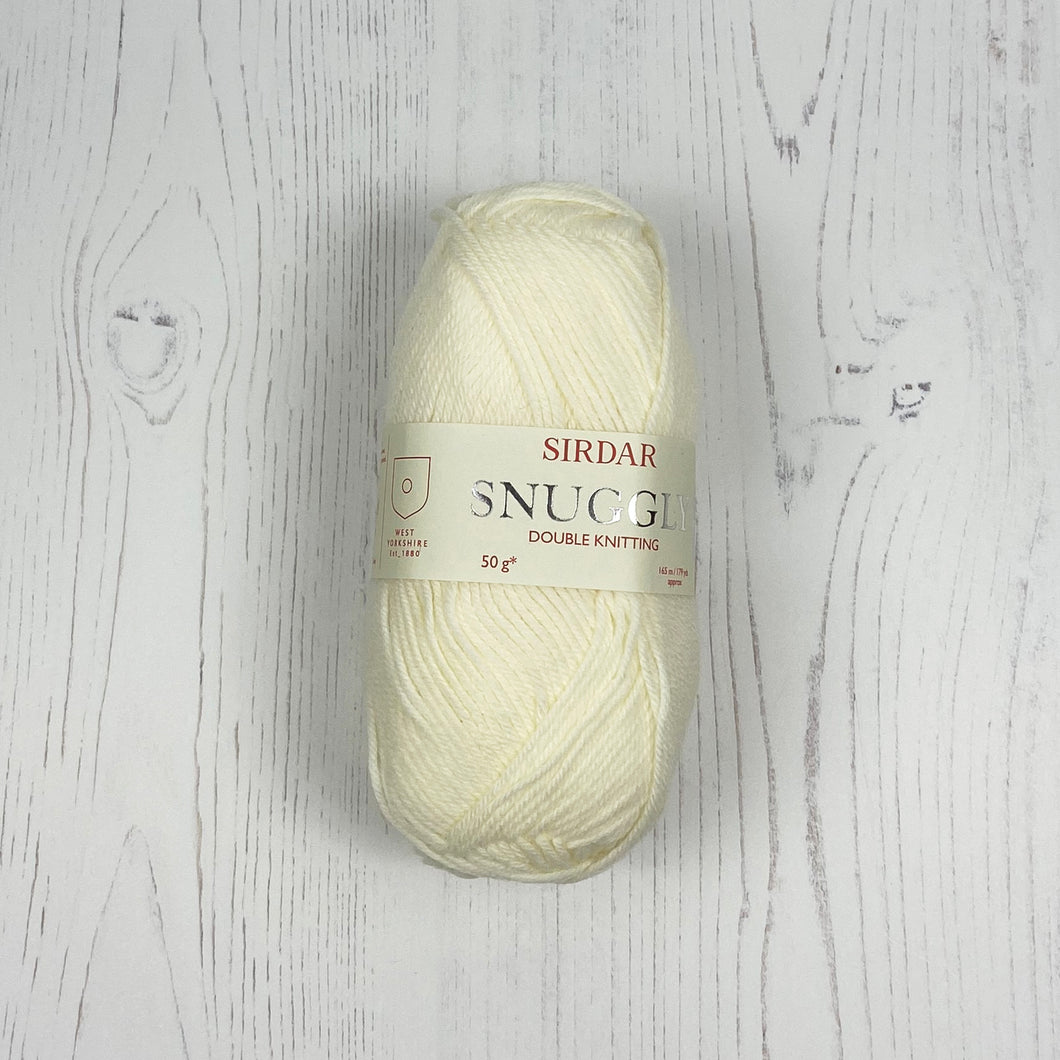 DK Yarn: Sirdar Snuggly, Cream, 50g