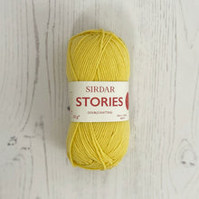 Load image into Gallery viewer, DK Yarn: Sirdar Stories Cotton Yarn, Glow Sticks, Yellow, 50g
