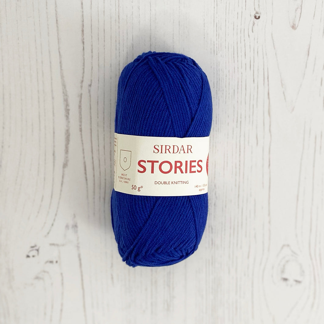 DK Yarn: Sirdar Stories Cotton Yarn, Karma, Royal Blue, 50g