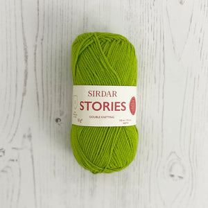 DK Yarn: Sirdar Stories Cotton Yarn, Picnic, Grass Green, 50g