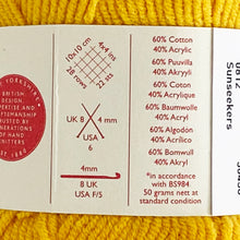 Load image into Gallery viewer, Pattern + Yarn: Crochet Sunflower Bucket Hat for Beginners in Sirdar Stories Cotton Yarn
