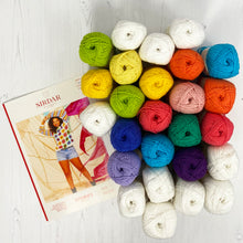 Load image into Gallery viewer, Pattern + Yarn: Crochet Granny Square Sweater in Sirdar Stories Cotton Yarn
