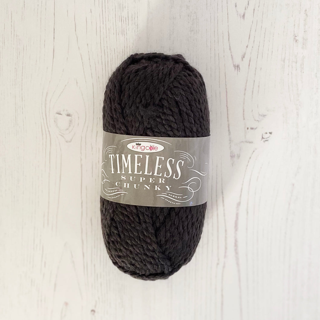 Super Chunky Yarn: Timeless with Alpaca, Vintage Slate, 100g