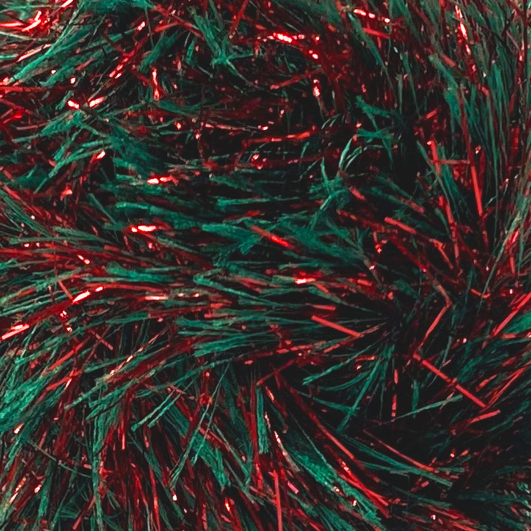 Knitting Kit: Christmas Trees in Tinsel Yarn