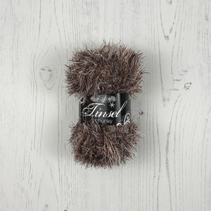 Yarn: Tinsel Chunky in Coconut, 50g Ball