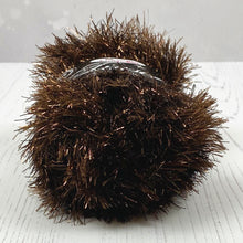 Load image into Gallery viewer, Yarn: Tinsel Chunky in Copper, 50g Ball
