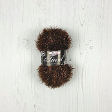 Load image into Gallery viewer, Yarn: Tinsel Chunky in Copper, 50g Ball
