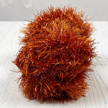 Load image into Gallery viewer, Yarn: Tinsel Chunky in Rusty, 50g Ball
