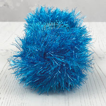 Load image into Gallery viewer, Yarn: Tinsel Chunky in Turquoise, 50g Ball
