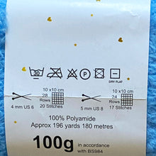 Load image into Gallery viewer, Yarn: Truffle, Blue Ice, 100g
