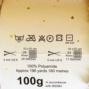 Yarn: Truffle, Light Brown, Cookie Dough, 100g