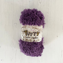 Load image into Gallery viewer, Super Chunky Yarn: Tufty, Aubergine, 200g
