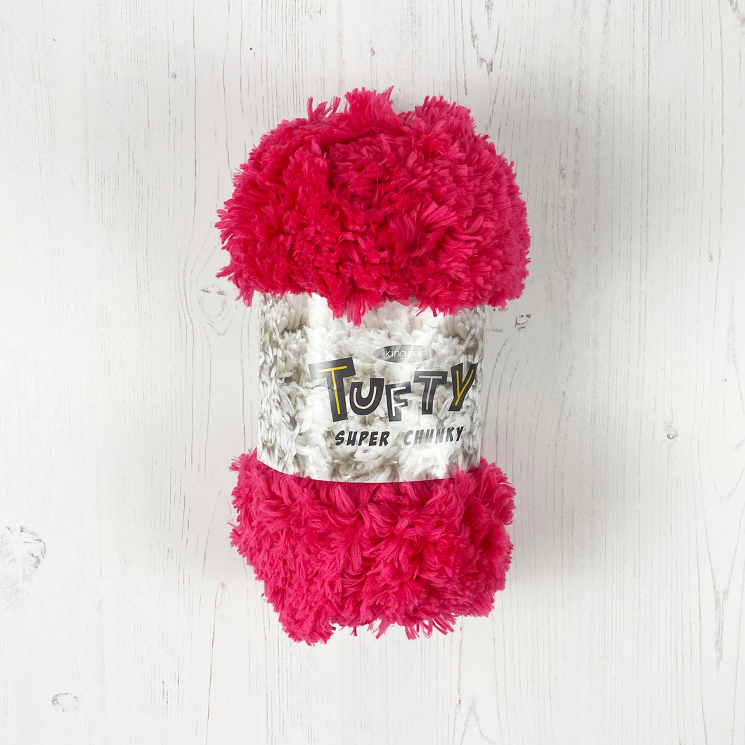 Super Chunky Yarn: Tufty, Peony, 200g