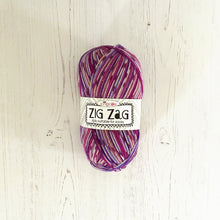 Load image into Gallery viewer, Sock Yarn: Zig Zag 4 Ply in Acrobat, 100g Ball
