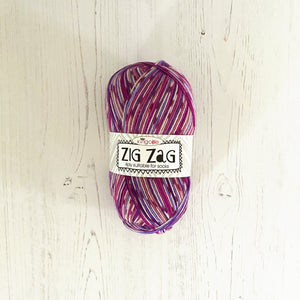 Sock Yarn: Zig Zag 4 Ply in Acrobat, 100g Ball