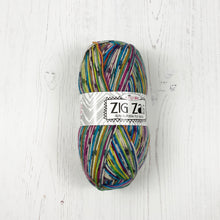 Load image into Gallery viewer, Sock Yarn: Zig Zag 4 Ply in Circus, 100g Ball
