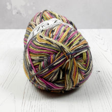 Load image into Gallery viewer, Sock Yarn: Zig Zag 4 Ply in Clown, 100g Ball
