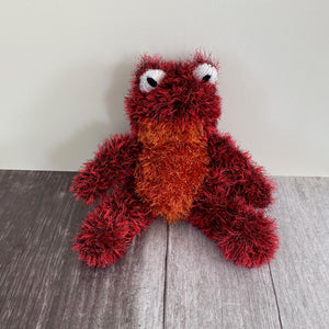 Knitting Kit: Frog Toy in Tinsel Yarn