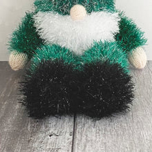 Load image into Gallery viewer, Knitting Kit: Gnome in Green Tinsel Yarn
