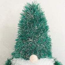 Load image into Gallery viewer, Knitting Kit: Gnome in Green Tinsel Yarn
