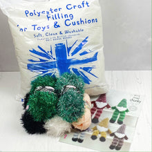 Load image into Gallery viewer, Knitting Kit: Gnome in Green Tinsel Yarn

