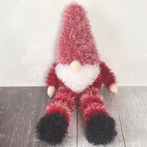 Yarn: Tinsel Chunky in Red Snow, 50g Ball