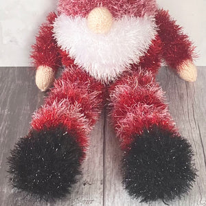 Knitting Kit: Gnome in Red Tinsel Yarn
