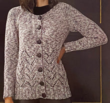 Load image into Gallery viewer, Knitting Pattern: Ladies Cardigan in Chunky Yarn
