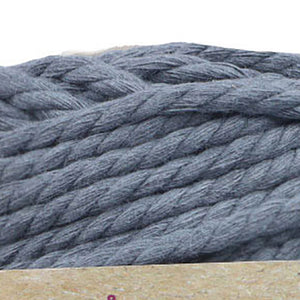 Yarn: Retwisst Macrame Rope, 3mm, Dark Grey, 100% Cotton, 500g