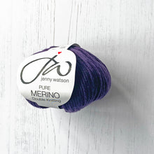 Load image into Gallery viewer, DK Yarn: Jenny Watson Pure Merino DK Yarn in Aubergine
