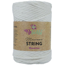 Load image into Gallery viewer, Yarn: Retwisst Macrame String, 3mm, Natural, 100% Recycled Fibres, 500g
