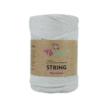 Load image into Gallery viewer, Yarn: Retwisst Macrame String, 3mm, Natural, 100% Recycled Fibres, 500g
