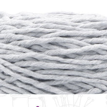 Load image into Gallery viewer, Yarn: Retwisst Barbante, Light Grey, Recycled Cotton, 250g

