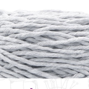 Yarn: Retwisst Barbante, Light Grey, Recycled Cotton, 250g