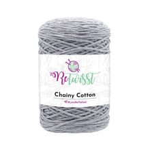 Load image into Gallery viewer, Yarn: Retwisst Chainy Cotton, Grey, Recycled Cotton, 250g
