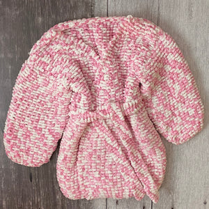 Chunky Yarn: Yummy, Pink and White, Raspberry Ripple, 100g
